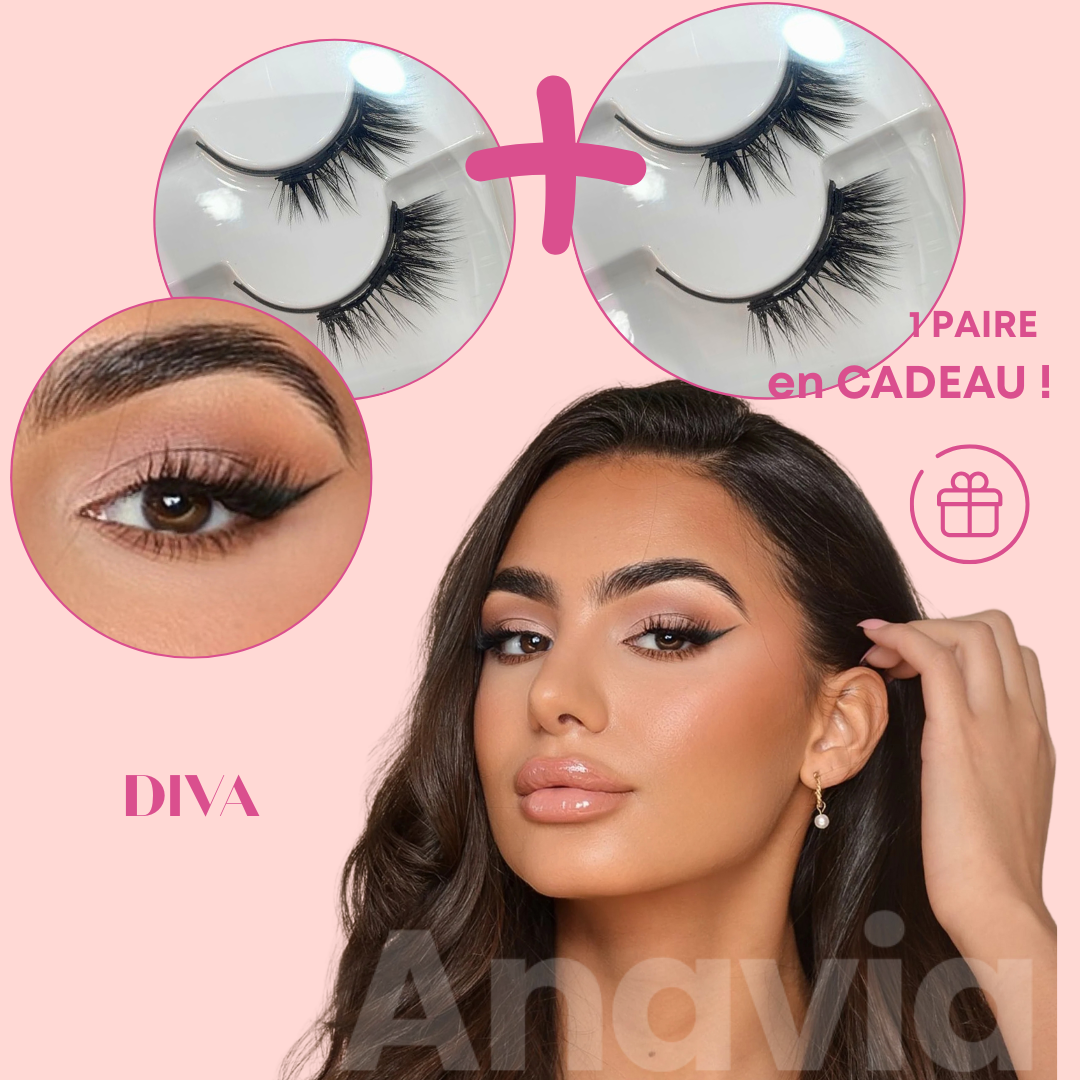Anavia™ | 1 paire achetée = 1 paire OFFERTE 🎁 + Applicateur inclus رموش مغناطيسية | تشري واحدة، تربح واحدة كادو 🎁 + أداة التركيب هدية
